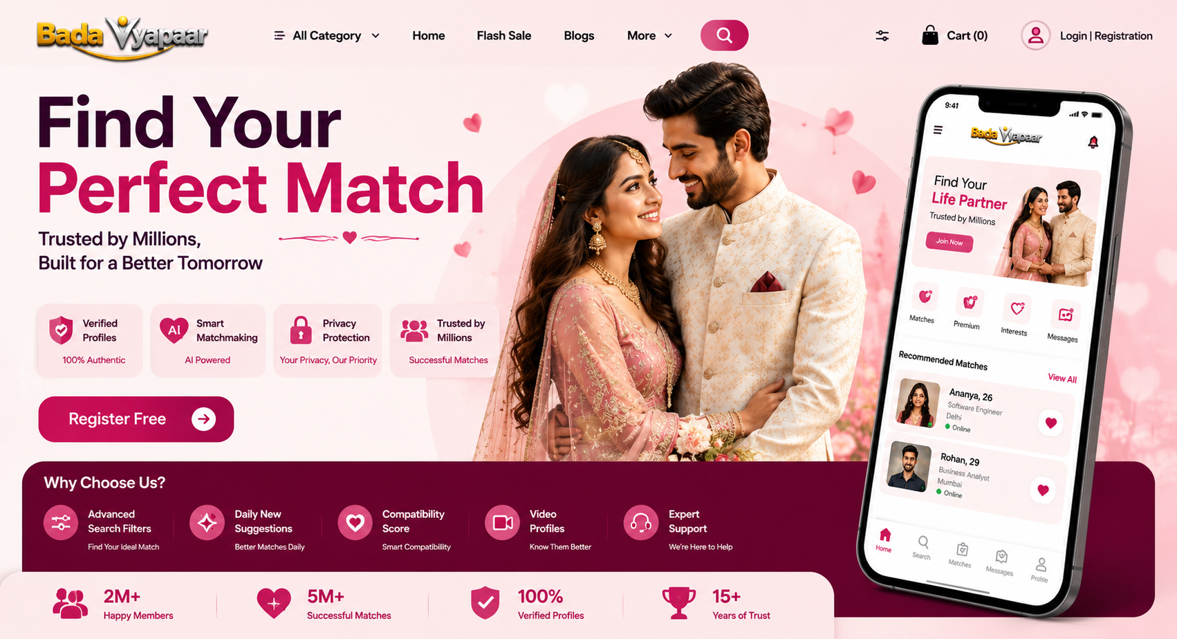 Matrimonial Platform preview