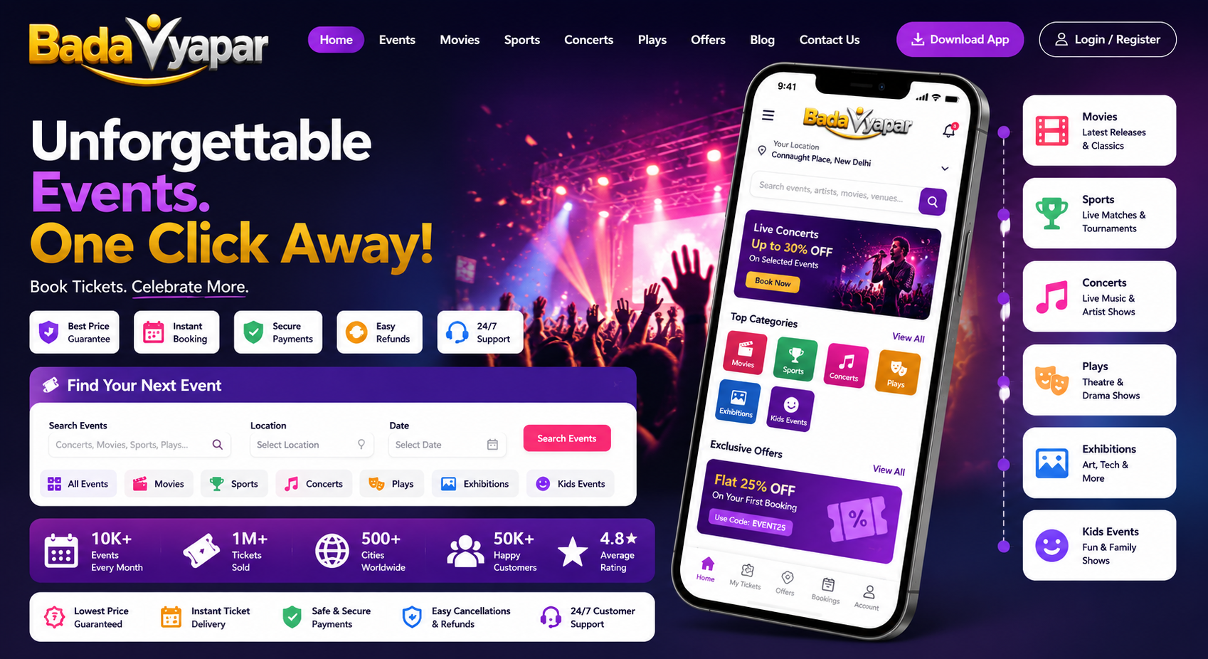 Event Ticket Booking Platform preview