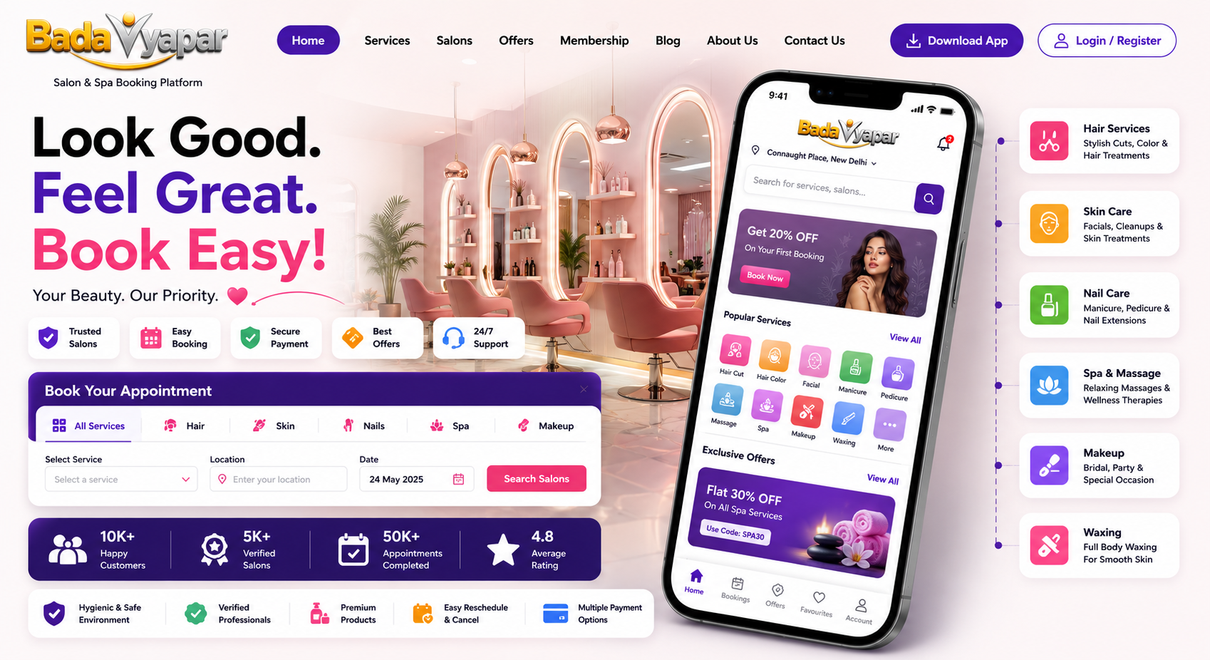 Salon & Spa Booking Platform preview